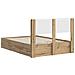 Struttura del letto con stoccaggio e testata Artisan Oak - Foto miniatura 5