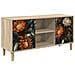 Mobile TV LOCHEM 102 x 33 x 50 cm Sonoma Legno ingegnerizzato - Foto miniatura 1
