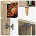 Mobile TV LOCHEM 102 x 33 x 50 cm Sonoma Legno ingegnerizzato - Foto miniatura 7