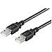 CAVO USB 2.0 A / A M / M 1.8 mt NERO; polybag - Foto miniatura 1