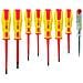Tools Set 8 Pz Cacciaviti Ph Scanalate Tester Di Tensione Isolato - Foto miniatura 1