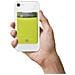Tasca Portacarte Adesiva POCKETFIX per Smartphone Gialla - Foto miniatura 3