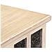 Cassapanca Bianca 110x40x45 Cm In Legno Massello Di Acacia - Foto miniatura 7