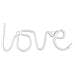 Partydeco - Decorazione Luminosa Con Neon Bianco Scritta Love 34 X 13 Cm - Foto miniatura 1
