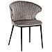 Set Di 2 Sedie In Velluto Grigio Augusta - Foto miniatura 13