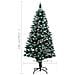 Albero Di Natale Artificiale Con Pigne E Neve Bianca 150 Cm - Foto miniatura 3