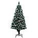 Albero Di Natale Artificiale Con Pigne E Neve Bianca 150 Cm - Foto miniatura 1