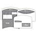 Buste Con 2 Finestre Fly-matic 2 80 G / m² 115x230 Mm Bianco Conf. 1000 - 0224302 - Foto miniatura 1