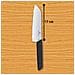 Coltello Santoku, Cm 17, Serie Swiss Modern Qualità Extra - Foto miniatura 2