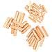 Set Di Perni In Legno Per Montaggio Mobili 44 Pezzi - Foto miniatura 1