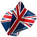 Hardcore Xt Union Jack Di Forte Spessore Standard Dart Voli - 5 Set Per Confezione (15 Dart Voli In Totale)  - Foto miniatura 1