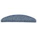 Tappeti Autoadesivi per Scale Aspetto Sisal 15pz 56x17x3 cm Blu - Foto miniatura 9