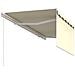 Tenda da Sole Retrattile Manuale con Parasole 3x2,5 m Crema - Foto miniatura 2