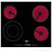 Piano Cottura HIC 64502 T Elettrico 4 Zone Cottura da 60 cm Colore Nero - Foto miniatura 2