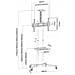 ICA-TR216T Supporto TV a parete 177,8 cm (70") Nero - Foto miniatura 10
