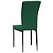 Sedie Da Pranzo 4 Pz Verde Scuro In Velluto - Foto miniatura 5