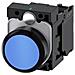 Drucktaster Frontring Kunststoff, Bettiger Flach Blau Sirius Act 3su1100-0ab50-1ba0 1 St. (3su1100-0ab50-1ba0) - Foto miniatura 1
