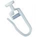 Ganci Scorrevoli Per Binario Tenda 50 Pz White - Foto miniatura 4