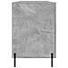 Scrivania Grigio Cemento 140x50x75 Cm In Legno Multistrato - Foto miniatura 6
