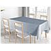 Tovaglia Cucina Soggiorno In Cotone Con Orlo A Giorno In Tinta Unita Vari Colori Ajour 140x240cm Blu Melange - Foto miniatura 1