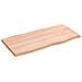 Piano Tavolo Marrone Chiaro 80x40x2 cm in Rovere Non Trattato - Foto miniatura 2