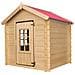 Casetta Per Bambini - Casetta Giardino - Casetta In Legno L111xl113xa121cm / 0,9 M2 - Casetta Da Gioco Da Esterno - M570r-1 (tetto Rosso) - Foto miniatura 5
