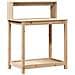Tavolo Invaso Con Ripiani 82,5x50x109,5 Cm Legno Massello Pino - Foto miniatura 2