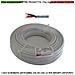 Cavo Schermato Flessibile Antifiamma 2x0,50+2x0,22 Mm² Guaina Pvc Bianco Prot. Alluminio /poliestere Drenaggio Condutto - Foto miniatura 1