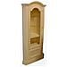 Vetrina Ad Angolo 2 Porte Grezzo In Legno 55x55x185 - Foto miniatura 1