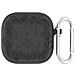 Custodia Protettiva In Silicone Per Apple Airpods 4 Con Moschettone Di Bloccaggio Darkgrey - Foto miniatura 1