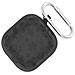 Custodia Protettiva In Silicone Per Apple Airpods 4 Con Moschettone Di Bloccaggio Darkgrey - Foto miniatura 2
