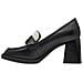 Black Elegant Closed Pumps Scarpe Con Tacco Pelle Scarpe Donna Nero Eu 37, 1-24429-41 098 - Foto miniatura 3
