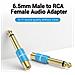 VDD-C03 adattatore per inversione del genere dei cavi 6.5mm RCA Blu - Foto miniatura 2