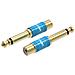 VDD-C03 adattatore per inversione del genere dei cavi 6.5mm RCA Blu - Foto miniatura 1