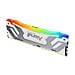 FURY 24GB 8400MT /s DDR5 CL40 CUDIMM Renegade RGB Bianco XMP - Foto miniatura 3