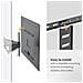 STAFFA TV /MONITOR 43/90 BK NEW MAX 50KG MAX VESA 600*400 TILT - Foto miniatura 1