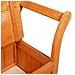 Panchina da Giardino con Scomparto in Acacia 119x76x44 cm Legno Massello - Foto miniatura 9
