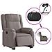 Poltrona Alzapersona Reclinabile Elettrica Tortora in Tessuto - Foto miniatura 6