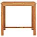 Set Bar da Giardino 5 pz Nero in Legno Acacia e Polyrattan - Foto miniatura 7