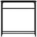 Consolle Nero Rovere 75x19,5x75 cm Legno ingegnerizzato - Foto miniatura 5