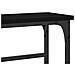 Consolle Nero Rovere 75x19,5x75 cm Legno ingegnerizzato - Foto miniatura 8