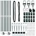 Pali per recinzione con picchetto 7 pcs Ø32 mm 170 cm acciaio zincato - Foto miniatura 3
