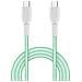 Cavo Di Ricarica Rapida Usb-c A Usb-c Da 60w Per Laptop E Dispositivi Mobili Green - Foto miniatura 1