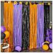 Decorazione Di Halloween Sfondo Arancione Viola Nero 3 Pezzi 1x2 M - Foto miniatura 1