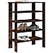 Scarpiera Rovere Fumo 61x32x87,5 cm in Legno Multistrato - Foto miniatura 2