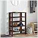 Scarpiera Rovere Fumo 61x32x87,5 cm in Legno Multistrato - Foto miniatura 3