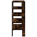 Scarpiera Rovere Fumo 61x32x87,5 cm in Legno Multistrato - Foto miniatura 5