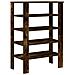 Scarpiera Rovere Fumo 61x32x87,5 cm in Legno Multistrato - Foto miniatura 6