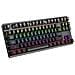Tastiera Meccanica Cablata A 87 Tasti - Tastiera Da Gioco Rgb Hot-swappable Con Interruttori Blu - Foto miniatura 1