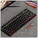 Tastiera Meccanica Cablata A 87 Tasti - Tastiera Da Gioco Rgb Hot-swappable Con Interruttori Blu - Foto miniatura 4